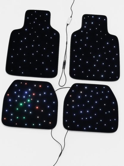 Tapis de voiture LED Éclairé - Décoration intérieure Luxe