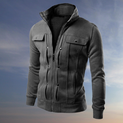 Veste zippée Luke avec col montant → Veste zippée Sport avec col relevé
