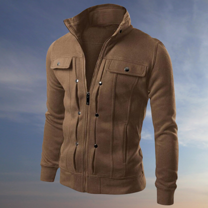 Veste zippée Luke avec col montant → Veste zippée Sport avec col relevé