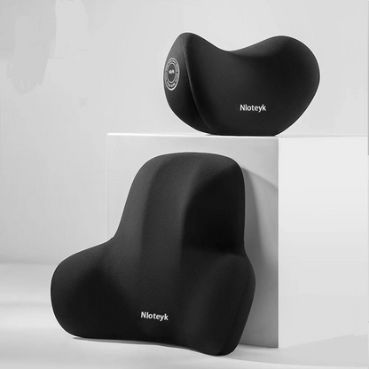 Coussin de soutien dorsal voiture, Appuie-tête ergonomique - Foivo