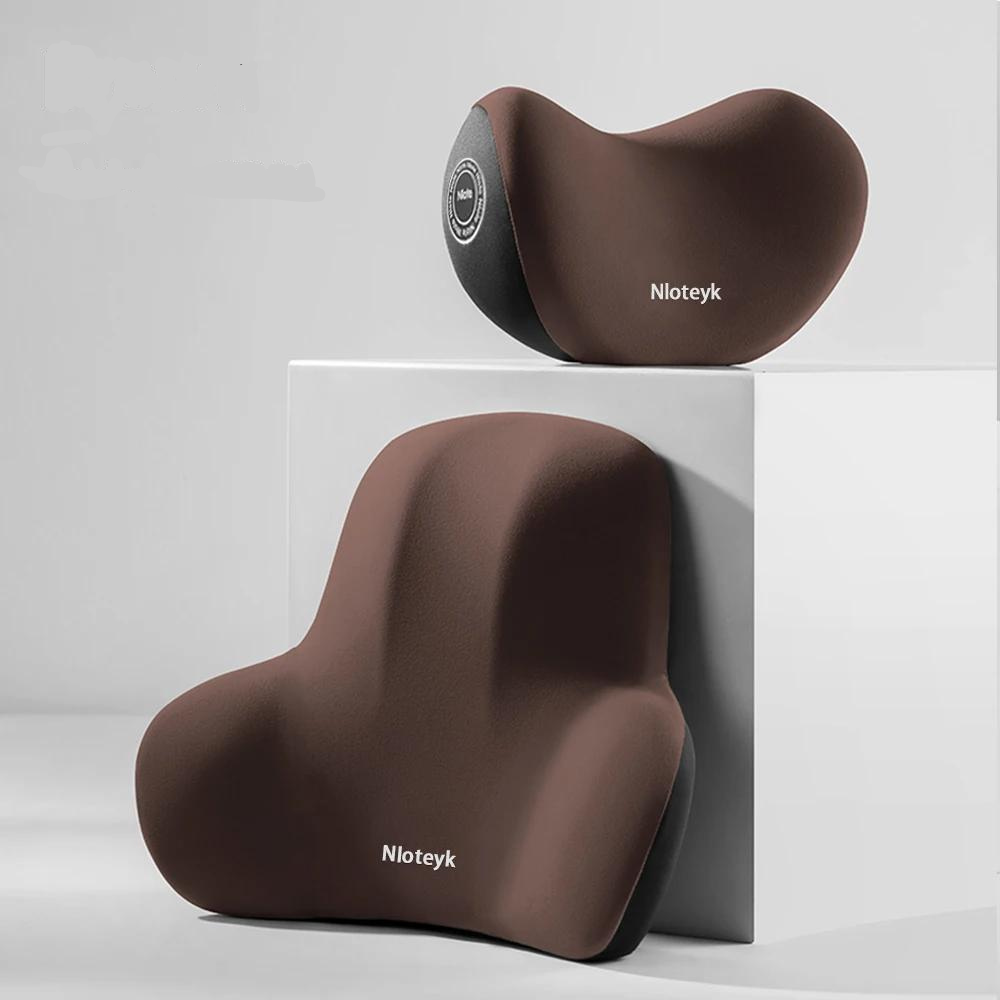 Coussin de soutien dorsal voiture, Appuie-tête ergonomique