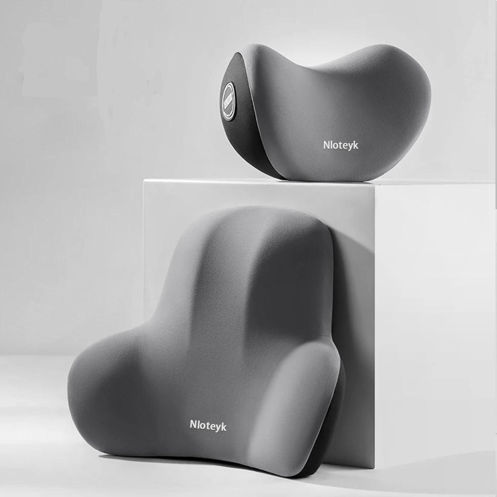Coussin de soutien dorsal voiture, Appuie-tête ergonomique