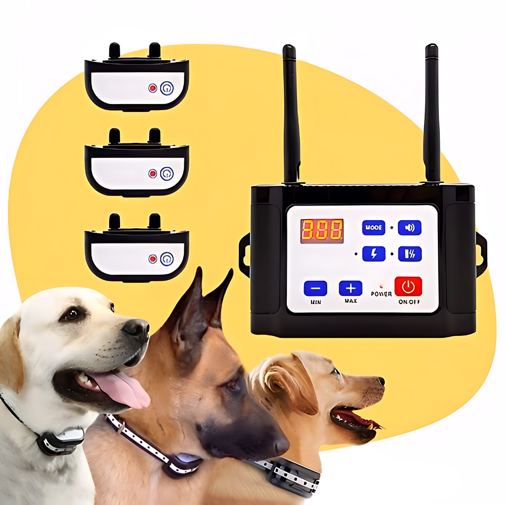 Clôture Invisible pour Chien - Collier Éducatif Réchargeable et Étanche