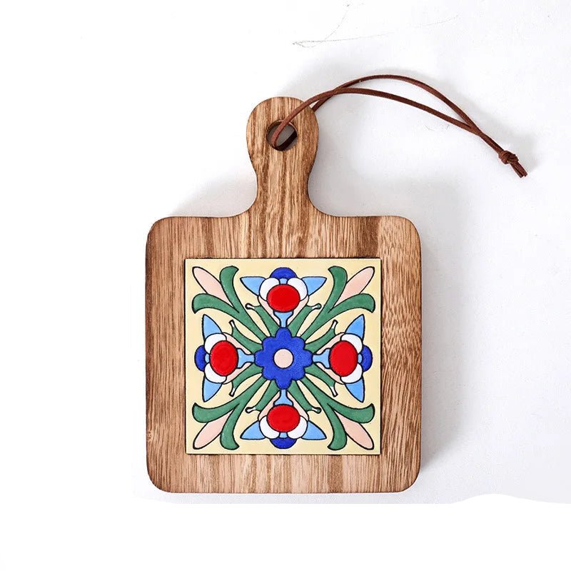 Dessous de verre en bois rustique 4