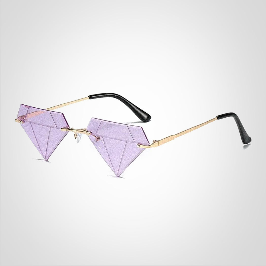 Lunettes de soleil Diamant Élégantes UV400
