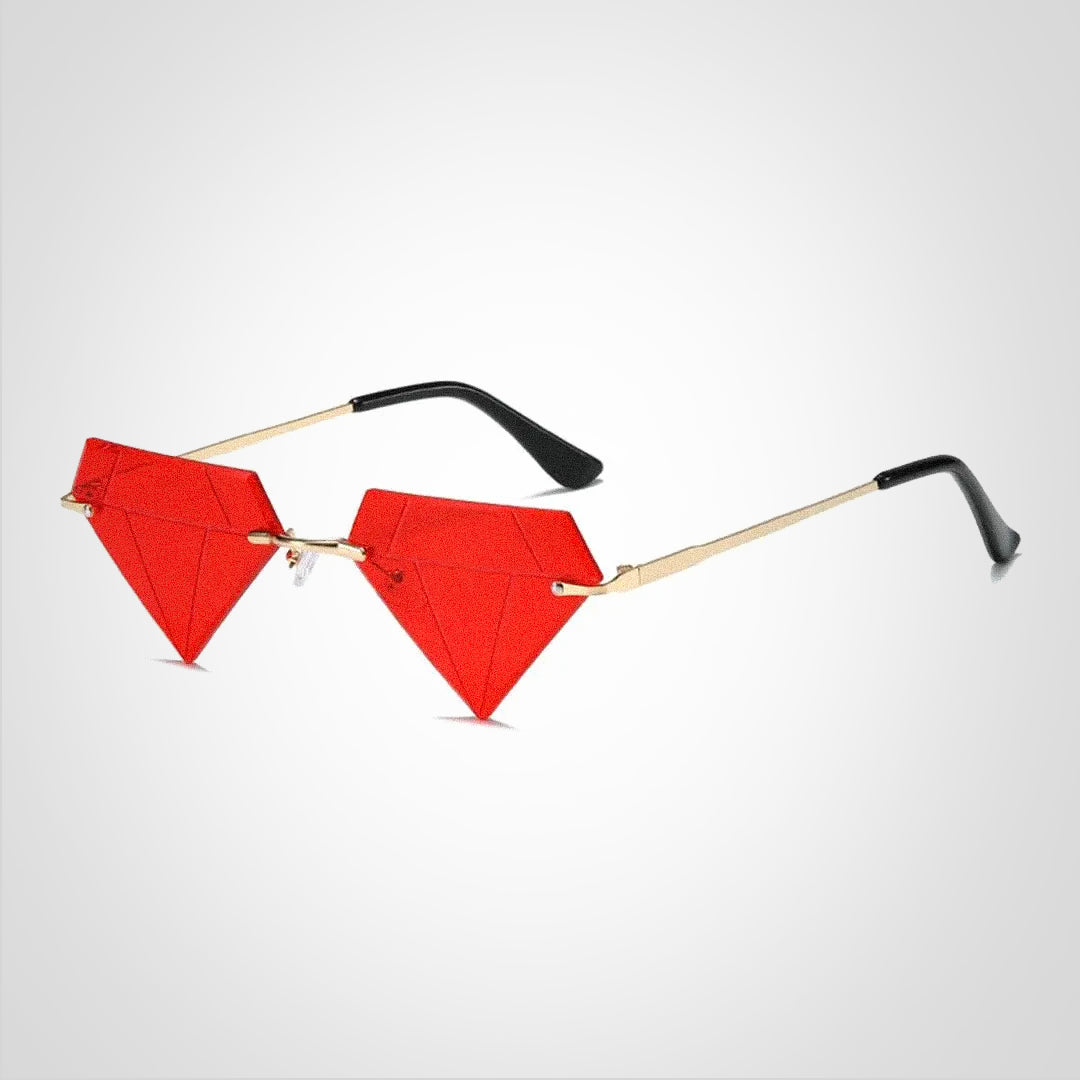 Lunettes de soleil Diamant Élégantes UV400