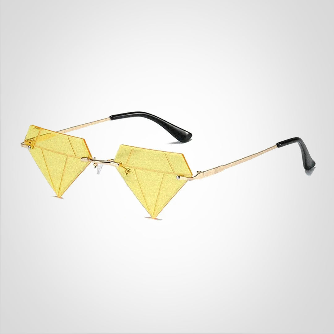 Lunettes de soleil Diamant Élégantes UV400