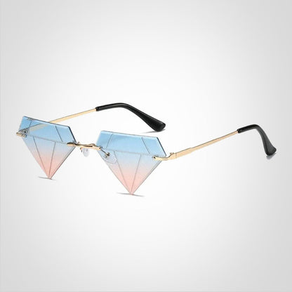 Lunettes de soleil Diamant Élégantes UV400
