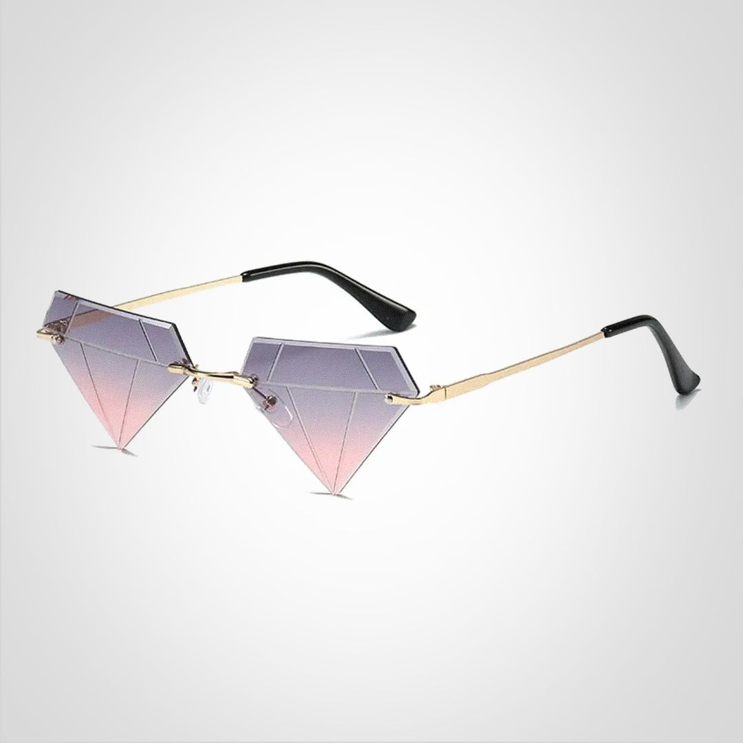 Lunettes de soleil Diamant Élégantes UV400