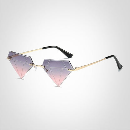 Lunettes de soleil Diamant Élégantes UV400