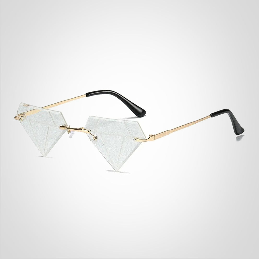 Lunettes de soleil Diamant Élégantes UV400