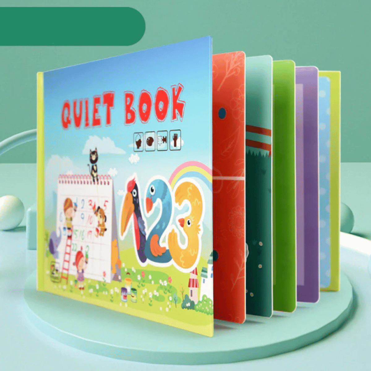 Livre Éducatif Montessori Interactif pour Enfants