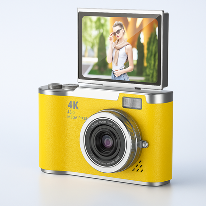 Appareil Photo Numérique 4K Écran Reversible pour Vlog