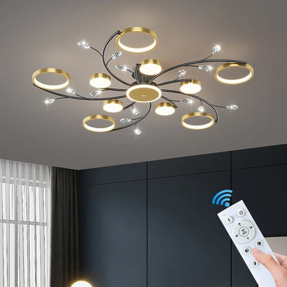 Luminaire Suspendu Réglable en Métal et Verre pour Cuisine Élégante