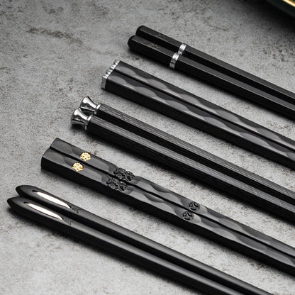 Baguettes en Métal Luxe | Set de Table Raffiné - Foivo