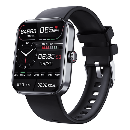 Montre Connectée avec Suivi de Santé Avancé - BlxckFR