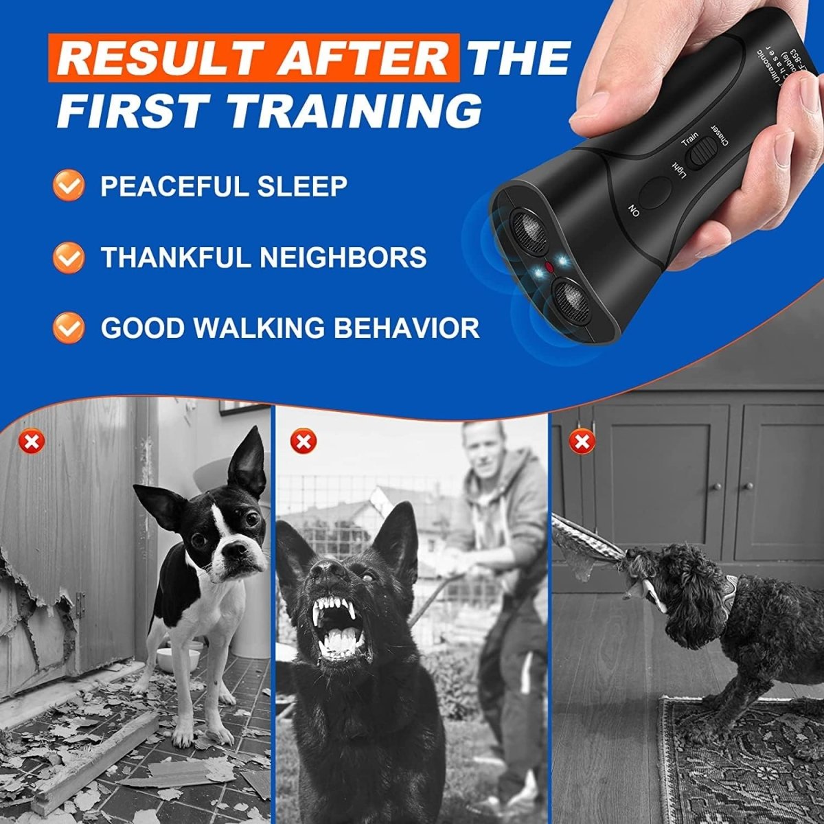 Dispositif Anti-Aboiement Ultrasonique pour Chiens 2