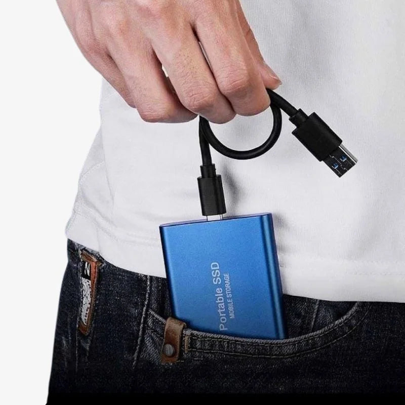 Disque SSD externe portable en aluminium haute vitesse 5