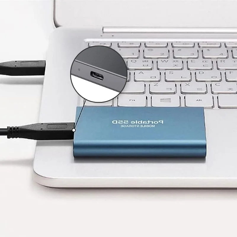 Disque SSD externe portable en aluminium haute vitesse 6
