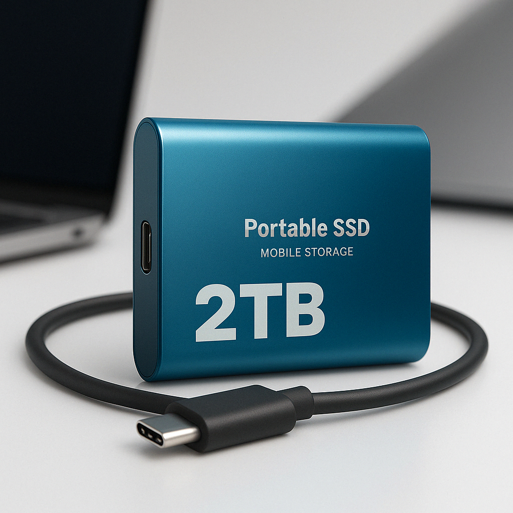 Disque SSD externe portable haute vitesse USB-C 1050 Mo/s 1