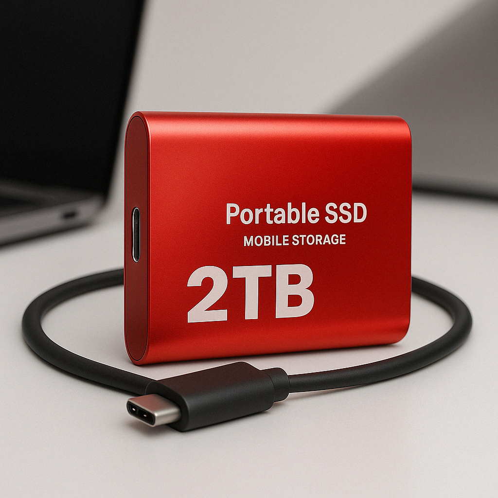 Disque SSD externe portable haute vitesse USB-C 1050 Mo/s 2