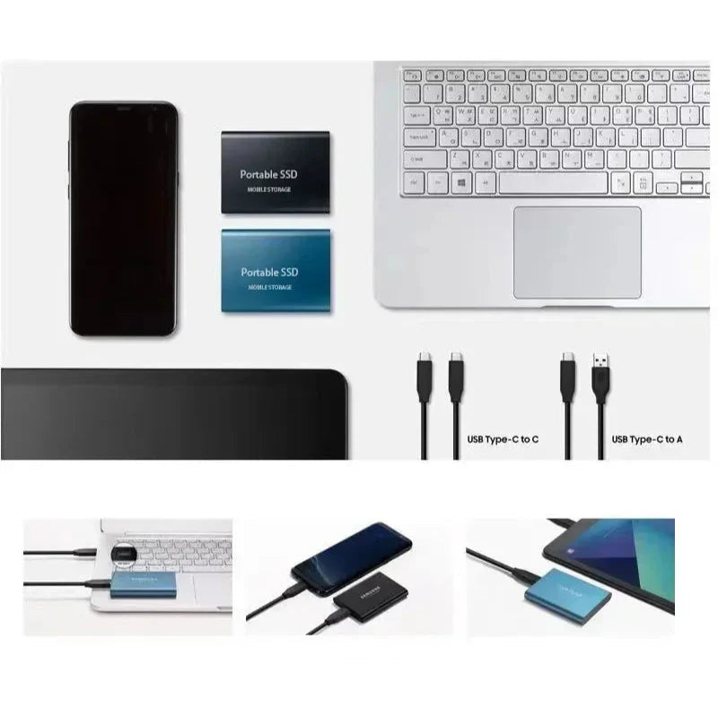 Disque SSD portable haute vitesse au format compact 5