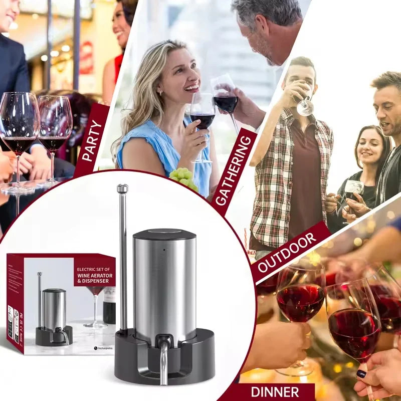 Distributeur de Vin Électrique Intelligent avec Aérateur 4