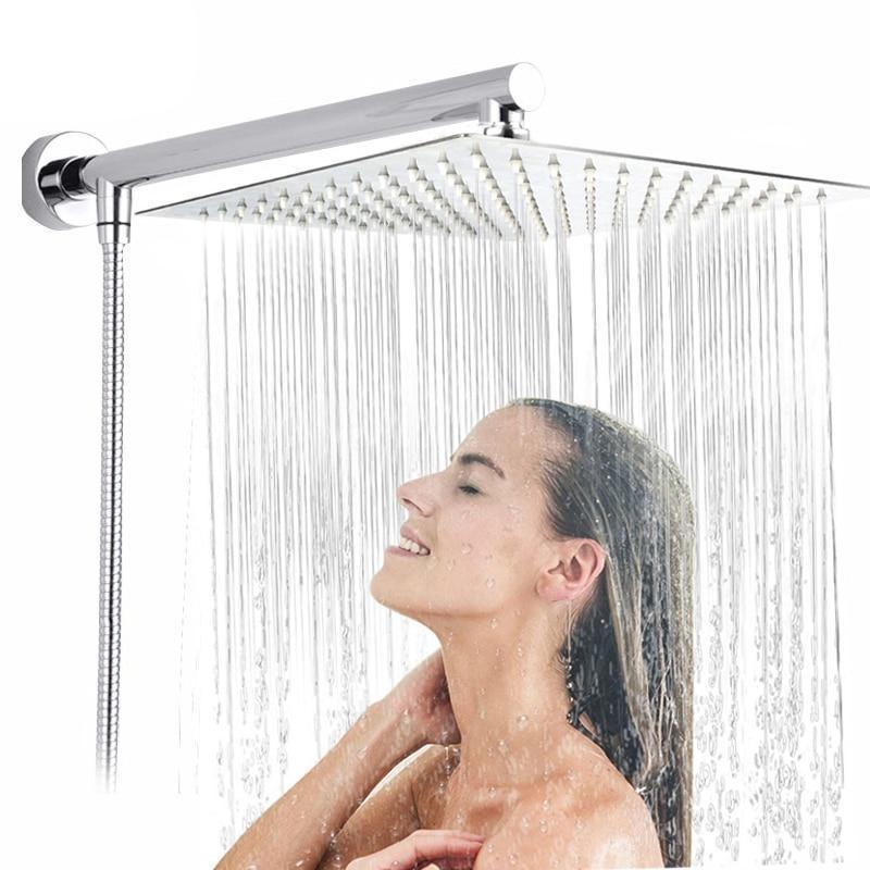 Douche Murale Ultra Étroite à Effet Pluie Moderne 1