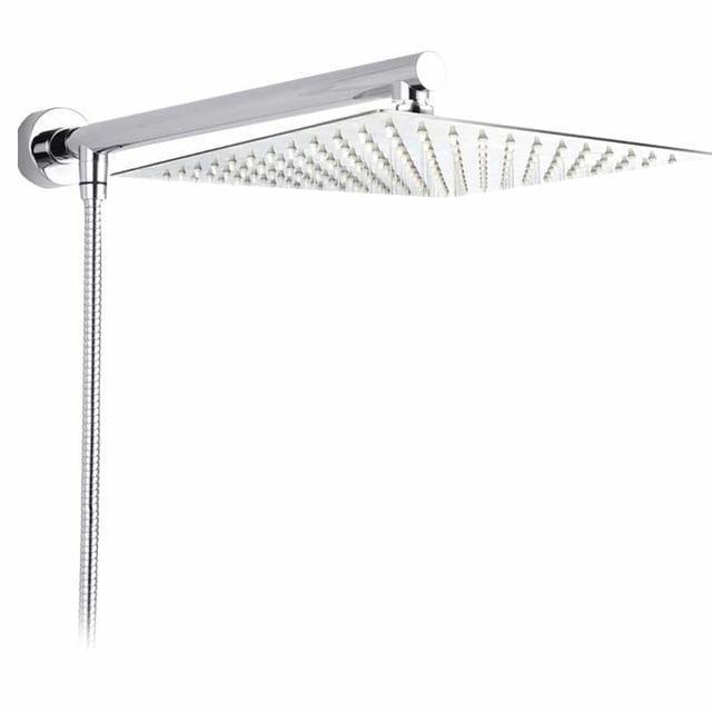 Douche Murale Ultra Étroite à Effet Pluie Moderne 12