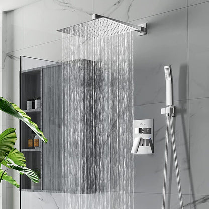 Douche Murale Ultra Étroite à Effet Pluie Moderne 3