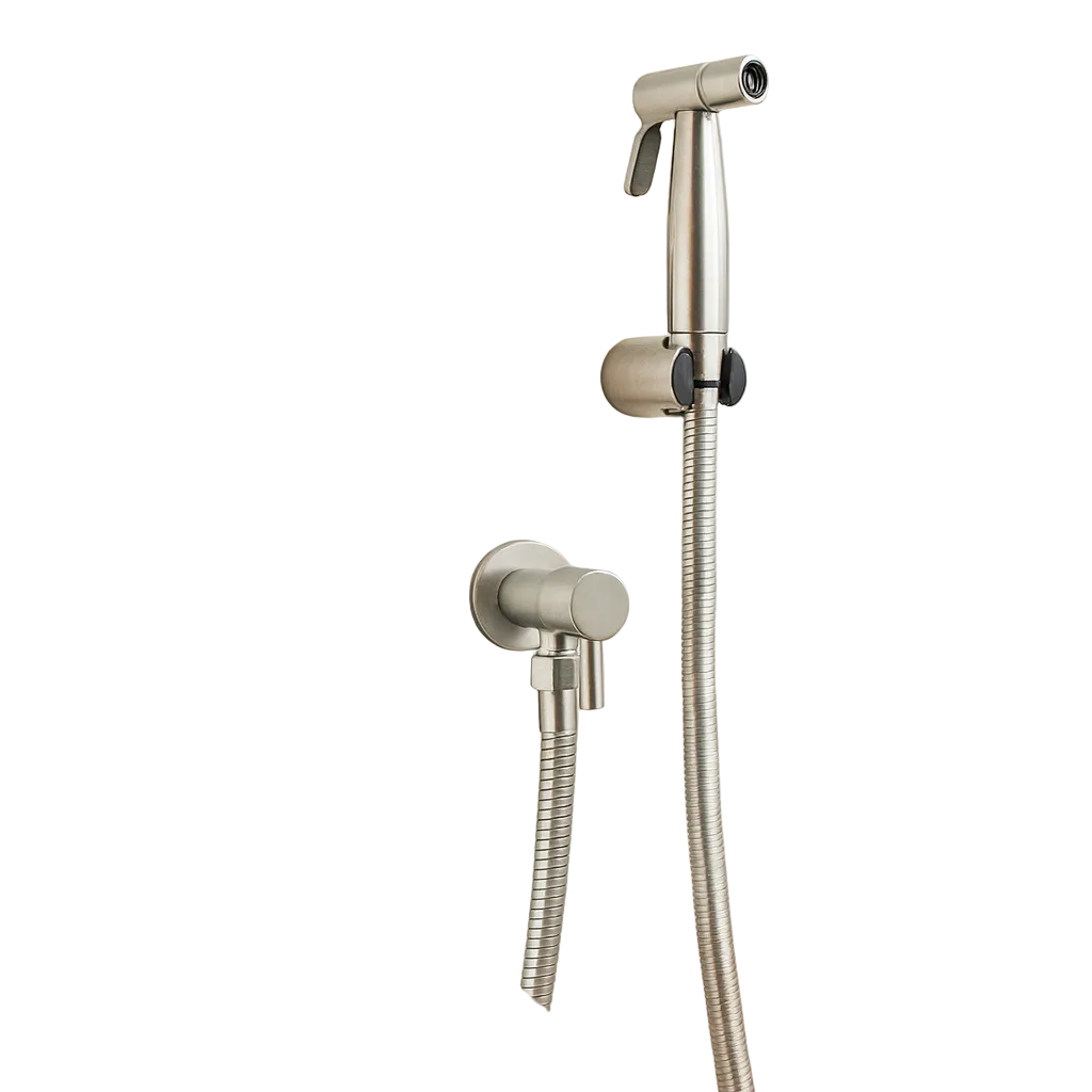 Douchette Bidet Murale Acier Inoxydable Jet Réglable - Foivo