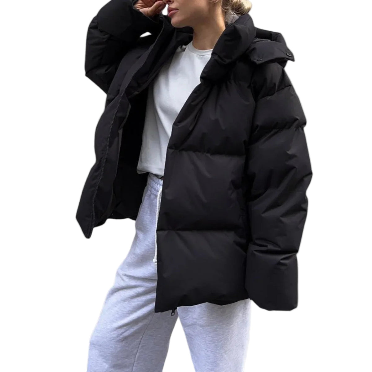 Doudoune Femme Surdimensionnée Coupe Ample - Foivo