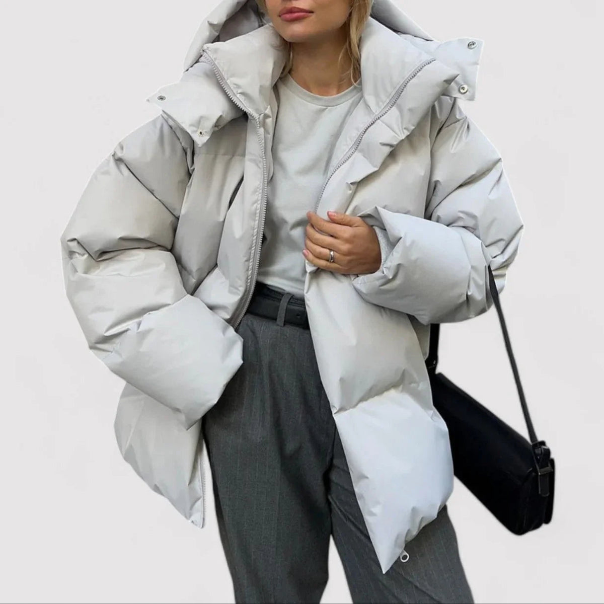 Doudoune Femme Surdimensionnée Chic 1