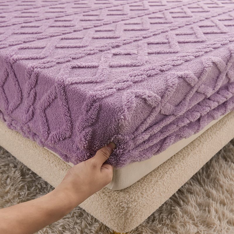 Housse de Couette Velours Doux Élégante
