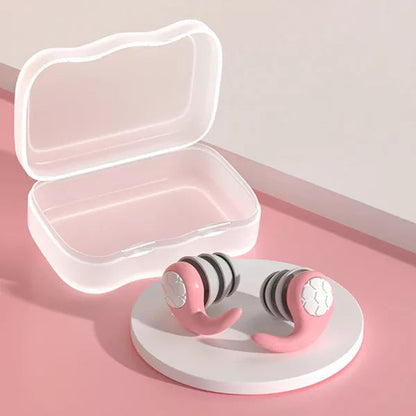 Bouchons d'Oreilles Silencieux en Silicone pour un Sommeil Profond
