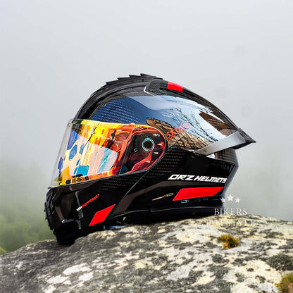 Casque Moto Double Visière Léger et Sécurisé