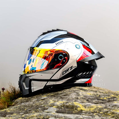 Casque Moto Double Visière Léger et Sécurisé