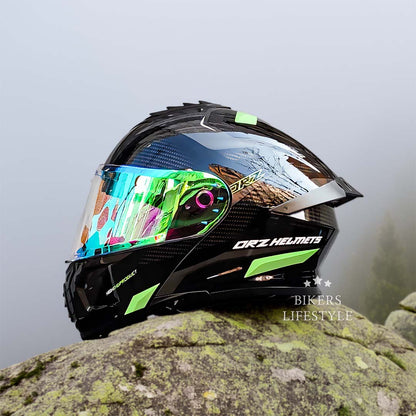 Casque Moto Double Visière Léger et Sécurisé