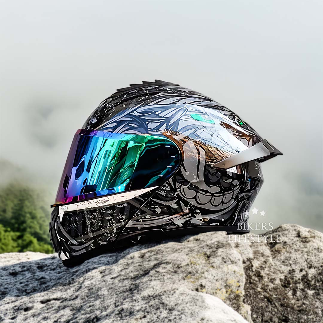Casque Moto Double Visière Léger et Sécurisé