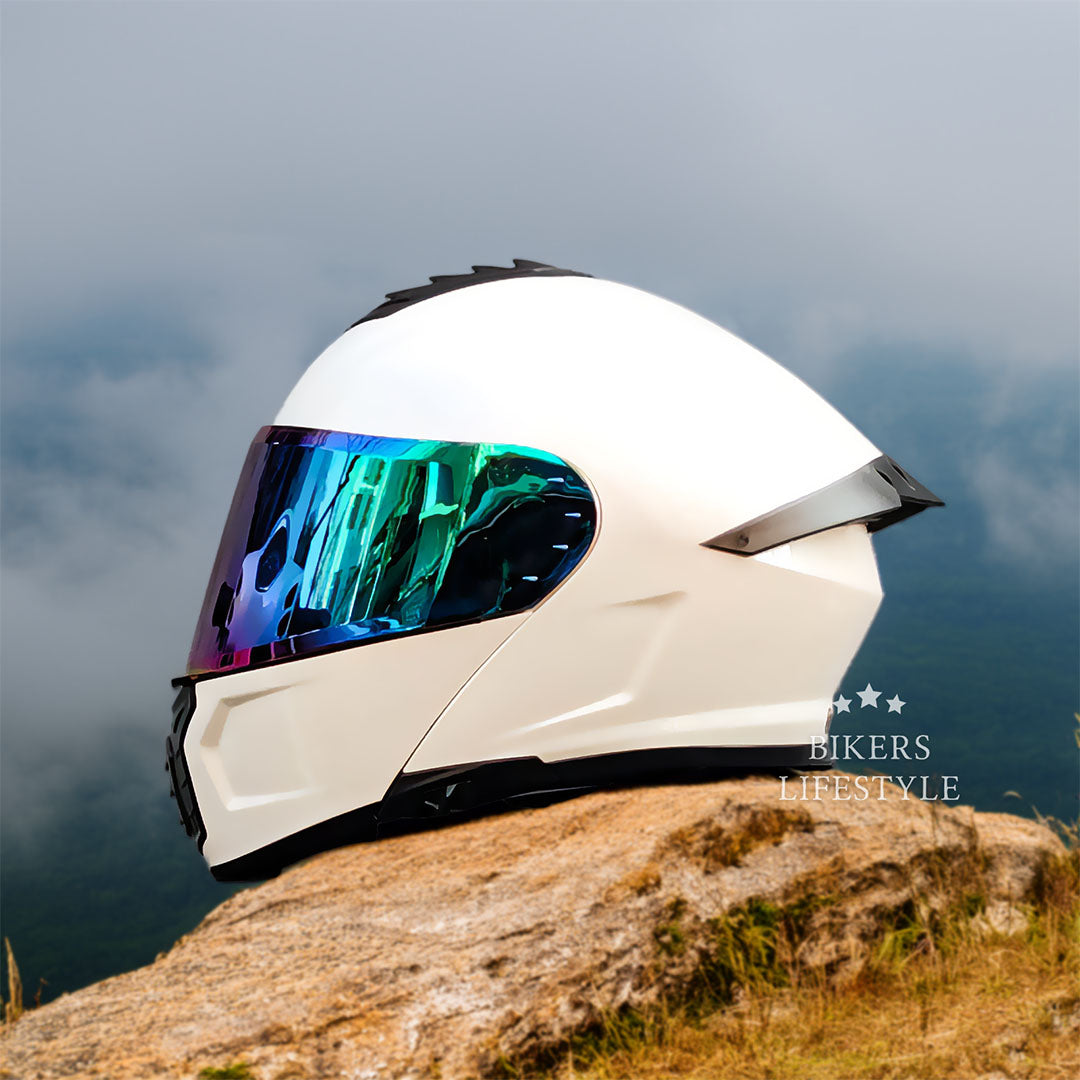 Casque Moto Double Visière Léger et Sécurisé