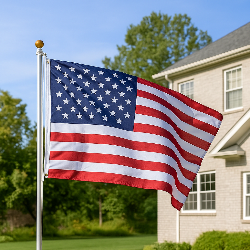Drapeau États-Unis Résistant Extérieur Toutes Saisons Polyester - BlxckFR