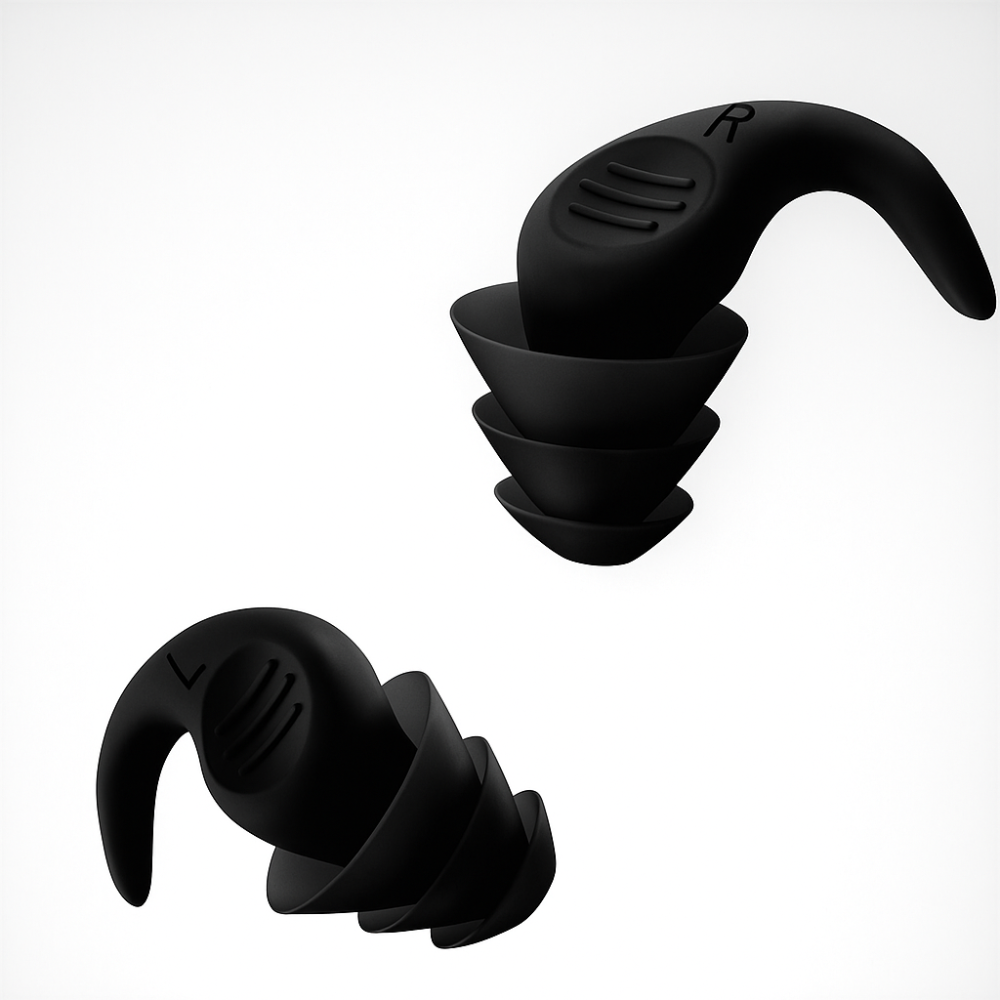 Bouchons d'Oreilles Réduisant le Bruit Réutilisables en Silicone Doux pour Dormir