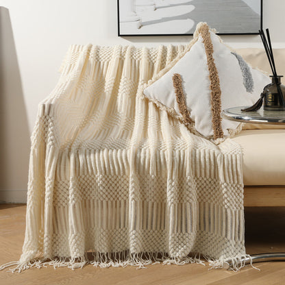 Écharpe Femme Tricot Texturé Polyvalente 1