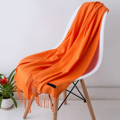 Écharpe Longue pour Femme avec Franges 5