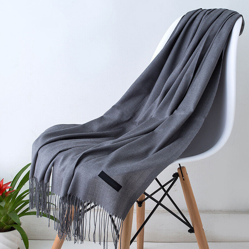 Écharpe Longue pour Femme avec Franges 7