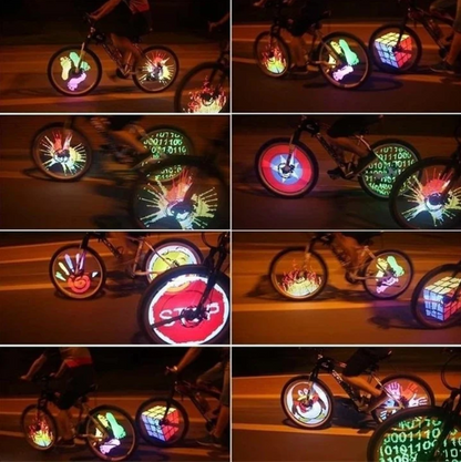 Éclairages de Vélo LED Multicolores 3