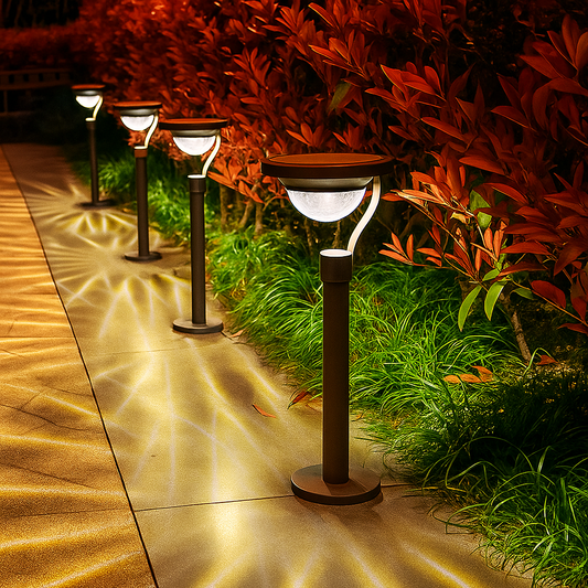 Lampe Solaire Jardin Élégante et Économe - Foivo