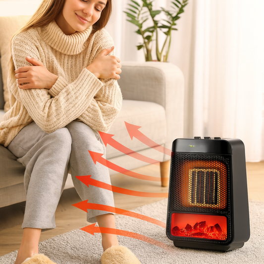 Chauffage Puissant et Économique avec Thermostat Précis - Foivo