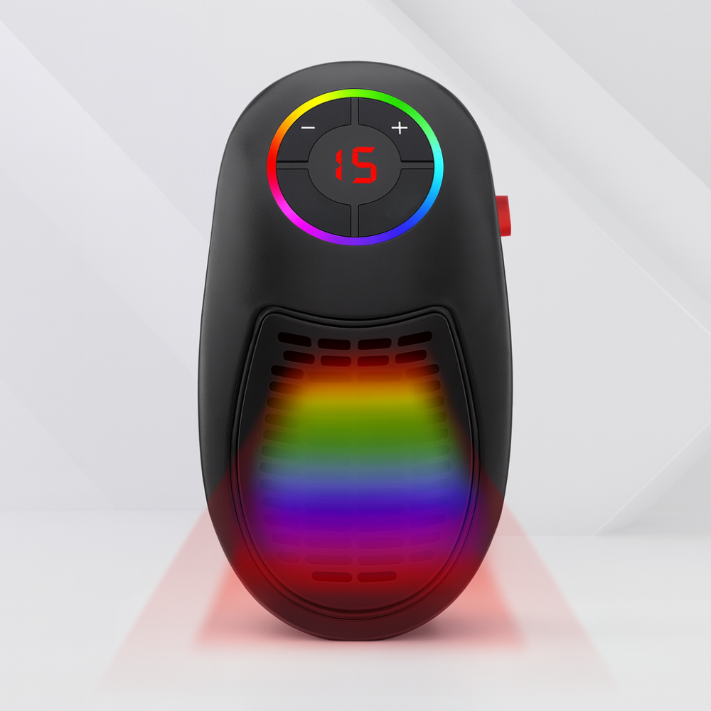 Chauffage Électrique Compact et Économique | Thermostat Précis et Sûr - Foivo
