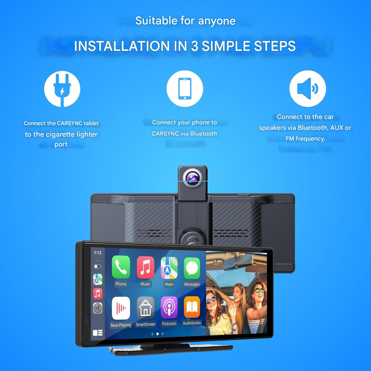 Écran Multifonction Universel pour Voiture avec CarPlay et Android Auto 6